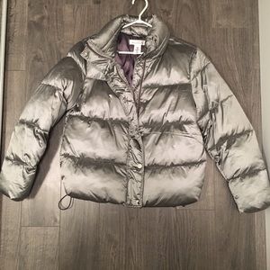 H&M Silver Puffy Jacket